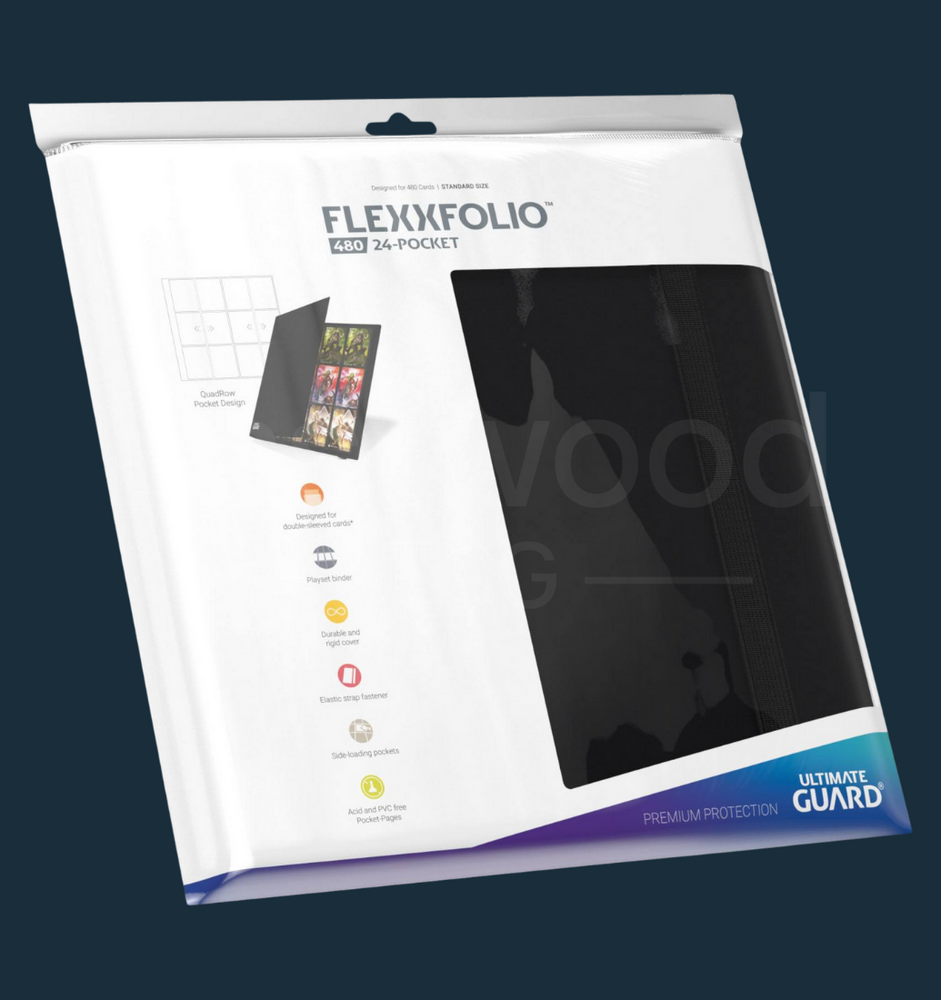 Ultimate Guard Flexxfolio 480 24-Pocket - Black