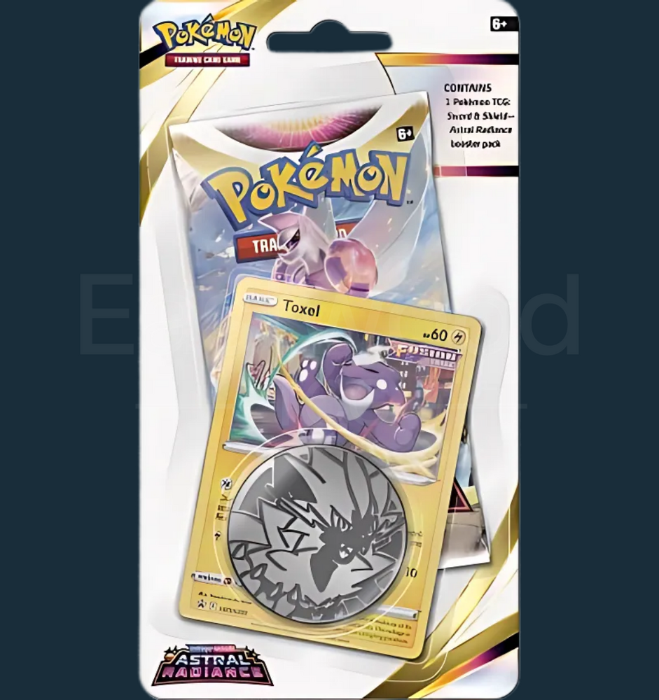 Pokemon - Sword &amp; Shield Astral Radiance Checklane Blister Toxel
