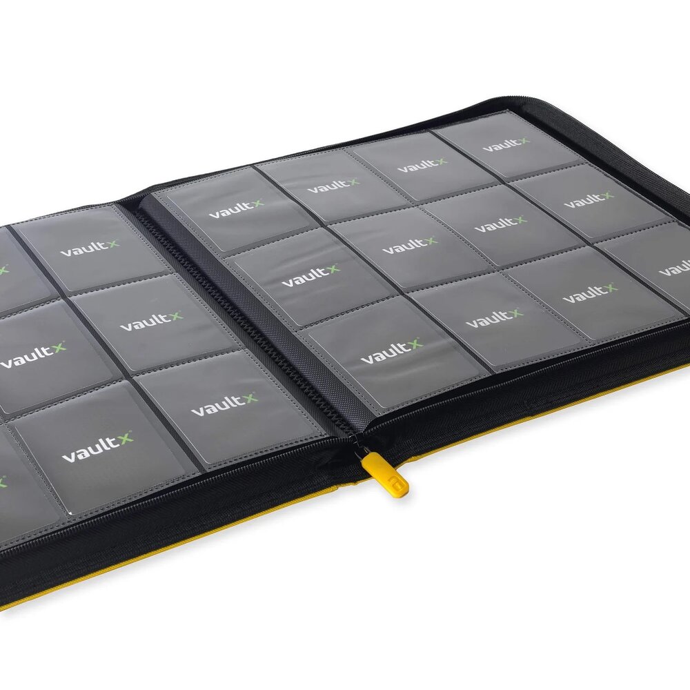 Vault X - Zip Binder XL 12-pocket Geel