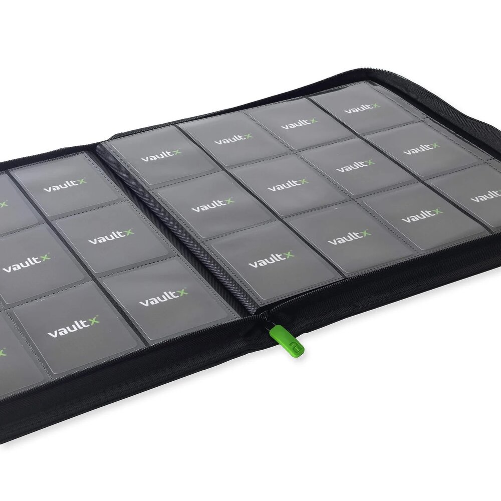 Vault X - Zip Binder 12-pocket Zwart