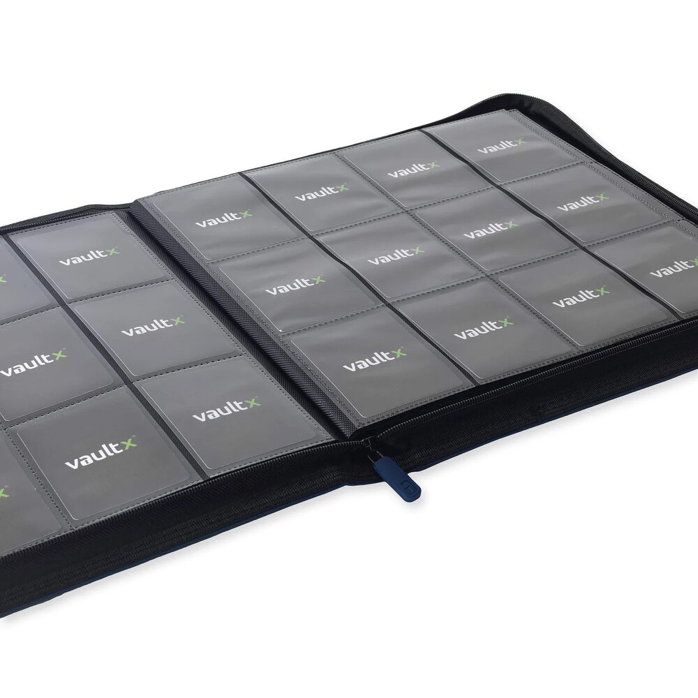 Vault X - Zip Binder 12-pocket Blauw