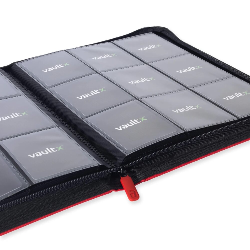 Vault X - Zip Binder 9-pocket Rood