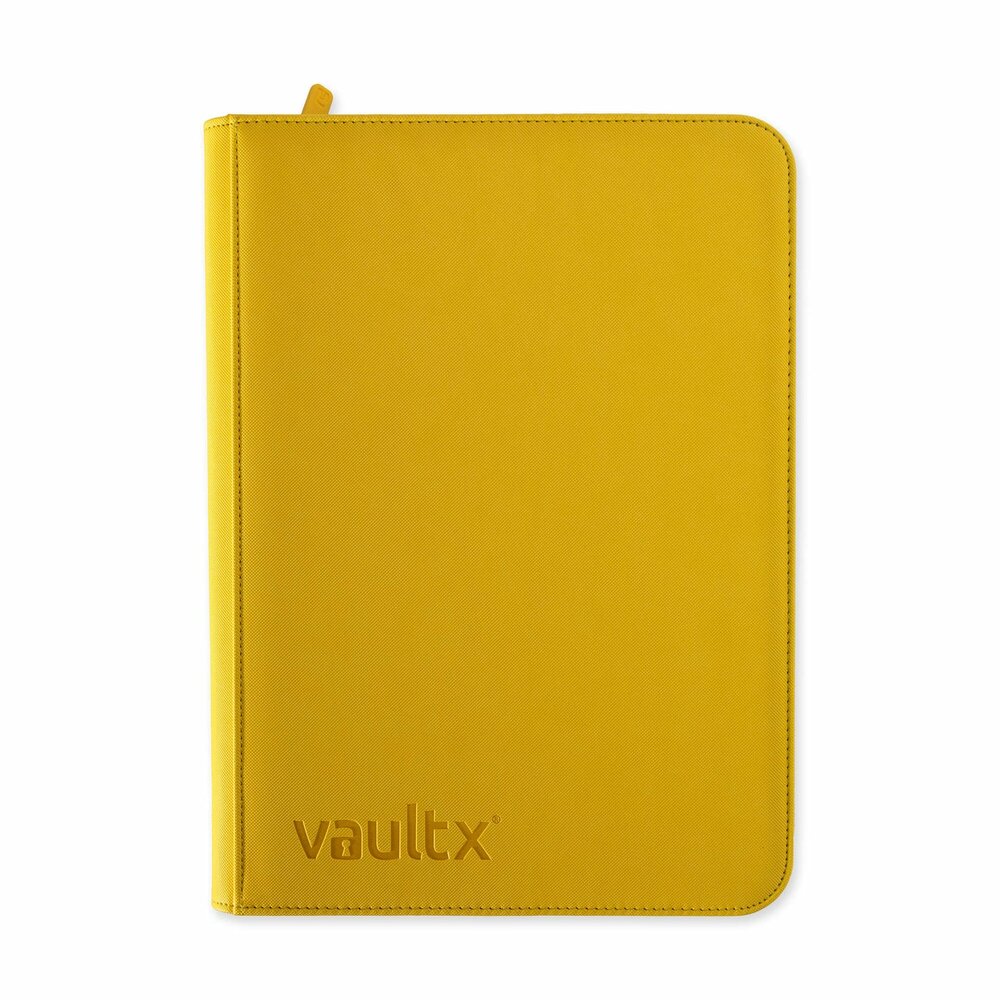 Vault X - Zip Binder 9-pocket Geel
