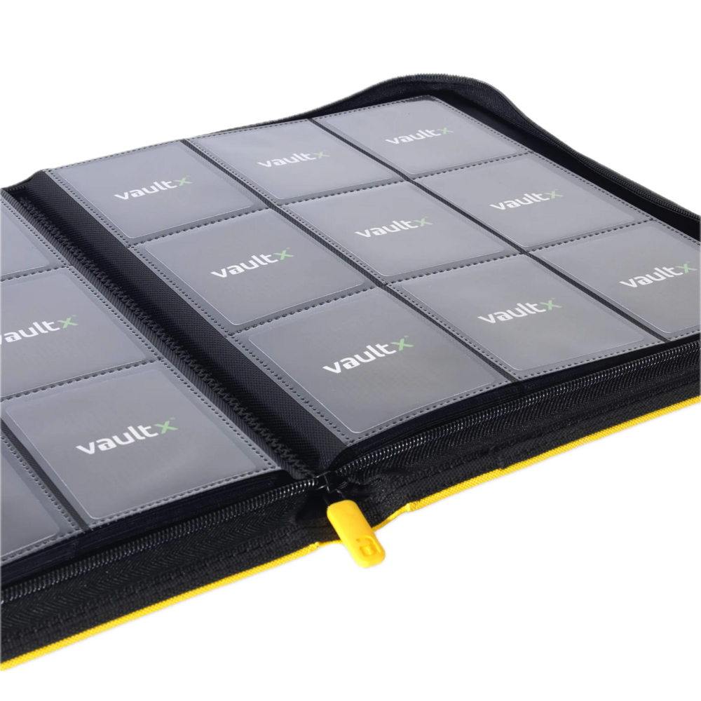 Vault X - Zip Binder 9-pocket Geel