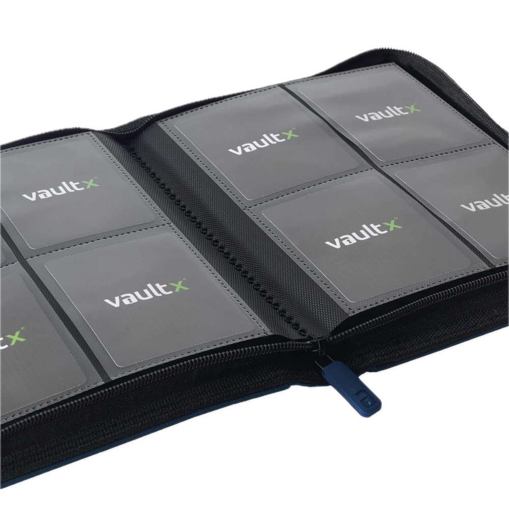 Vault X - Zip Binder 4-pocket Blauw