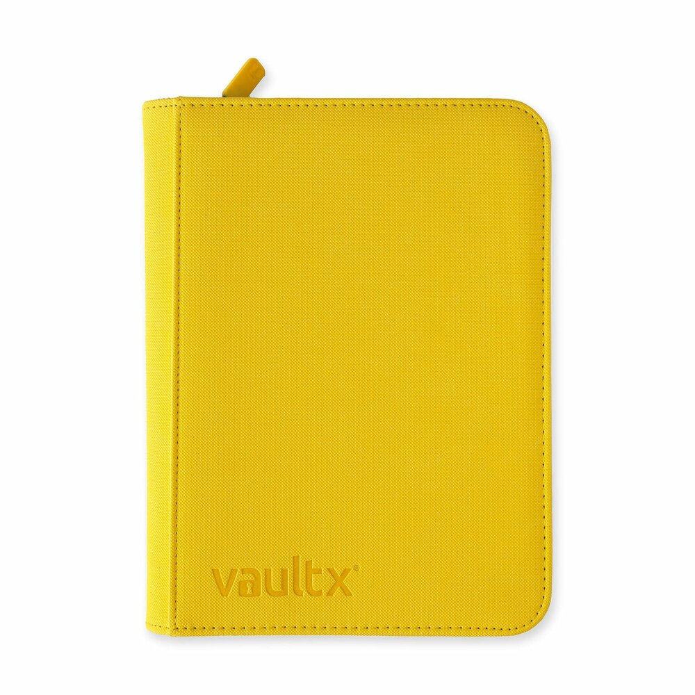 Vault X - Zip Binder 4-pocket Geel
