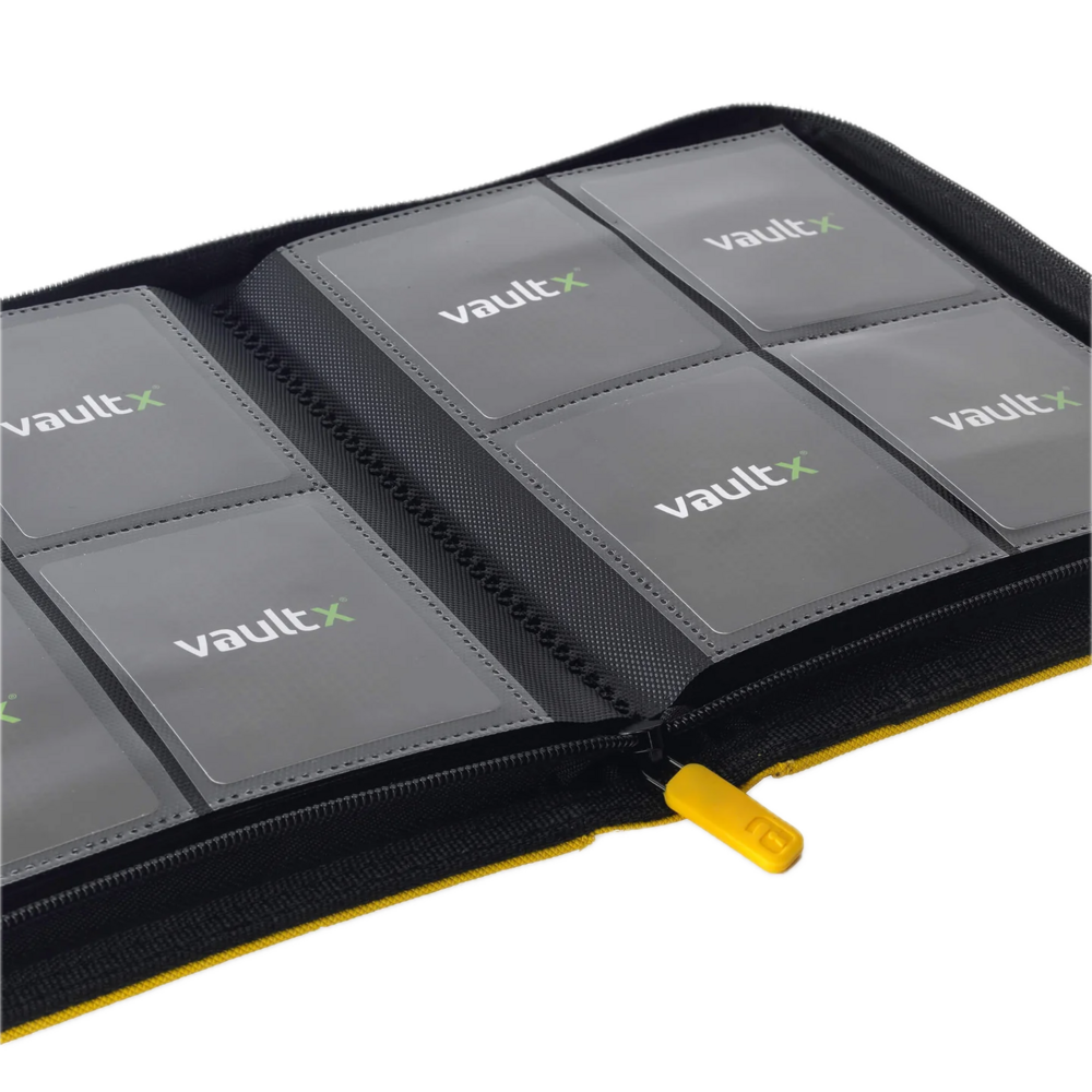 Vault X - Zip Binder 4-pocket Geel