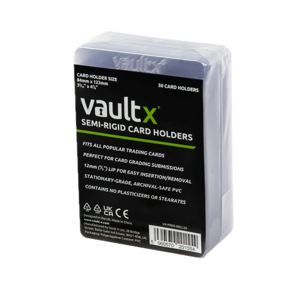 Vault X - Semi-rigid Card Holders 50-pack