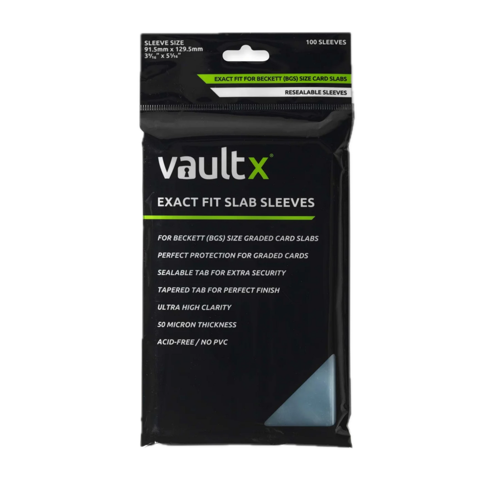 Vault X - Exact Fit Slab Sleeves BGS (100-Sleeves)