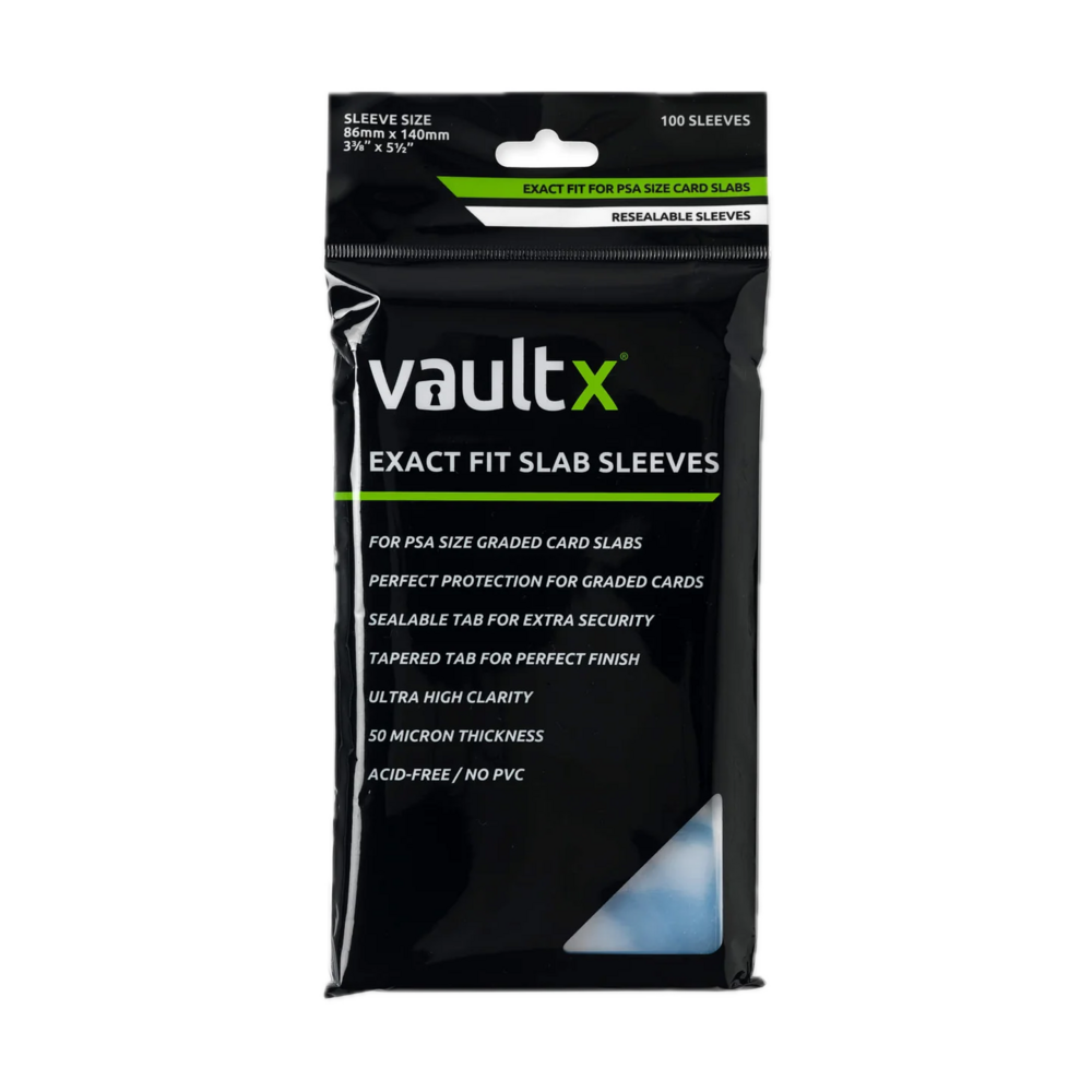 Vault X - Exact Fit Slab Sleeves PSA (100-Sleeves)