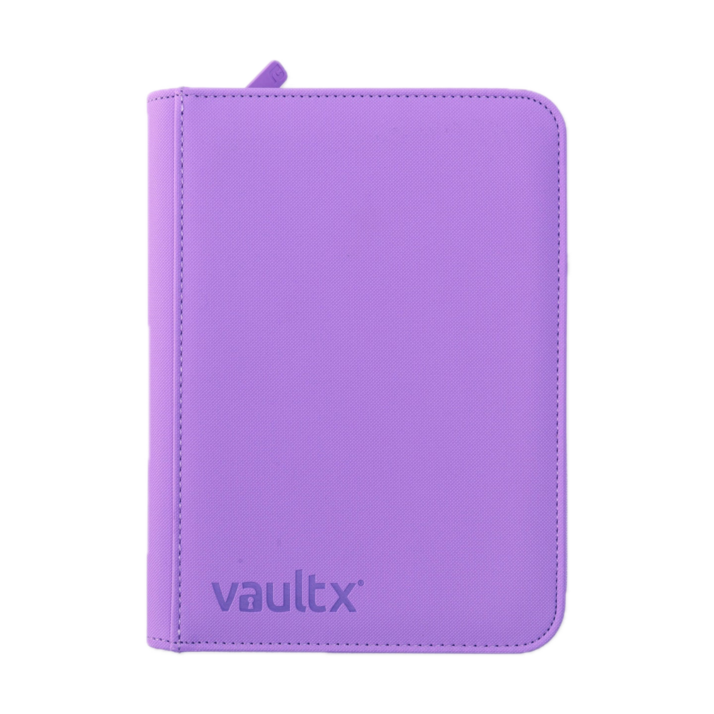 Vault X - Zip Binder Just Purple 4-pocket