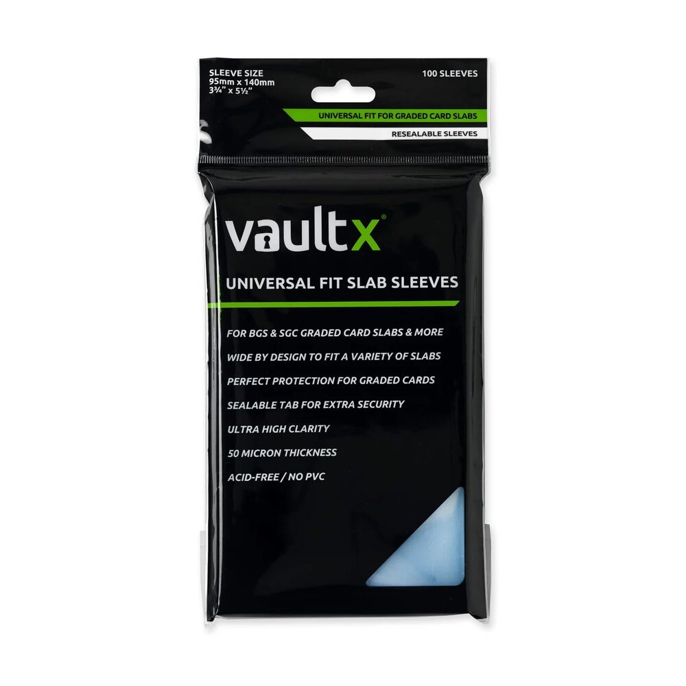Vault X - Universal Fit Slab Sleeves (100-Sleeves)