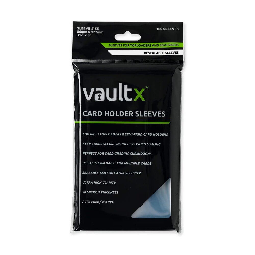 Vault X - Card Holder Sleeves (100-Sleeves)