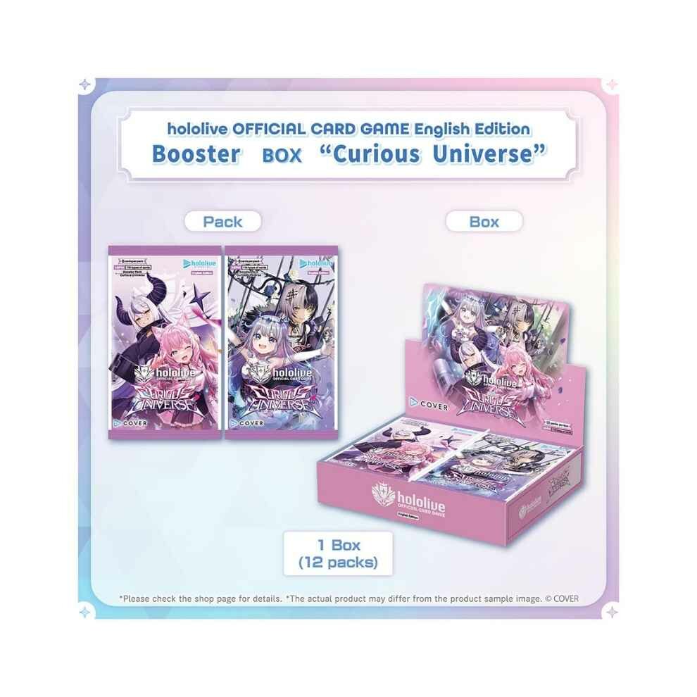 hololive OFFICIAL CARD GAME English Edition Booster Box Curious Universe