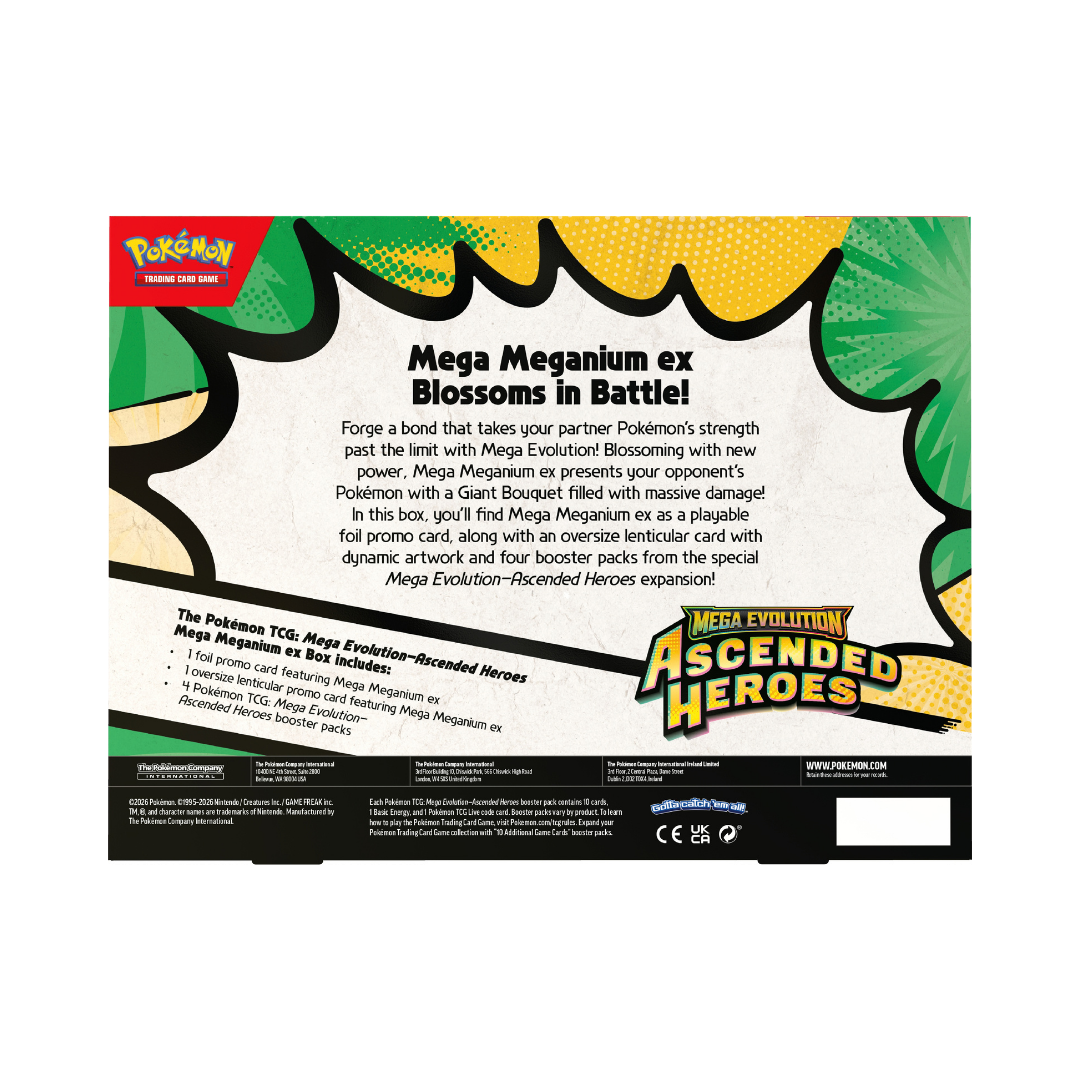 Ascended Heroes Mega Meganium ex Box