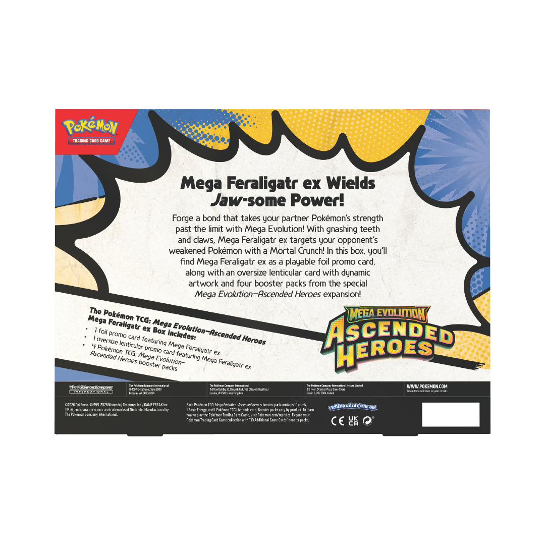 Ascended Heroes Mega Feraligatr ex Box