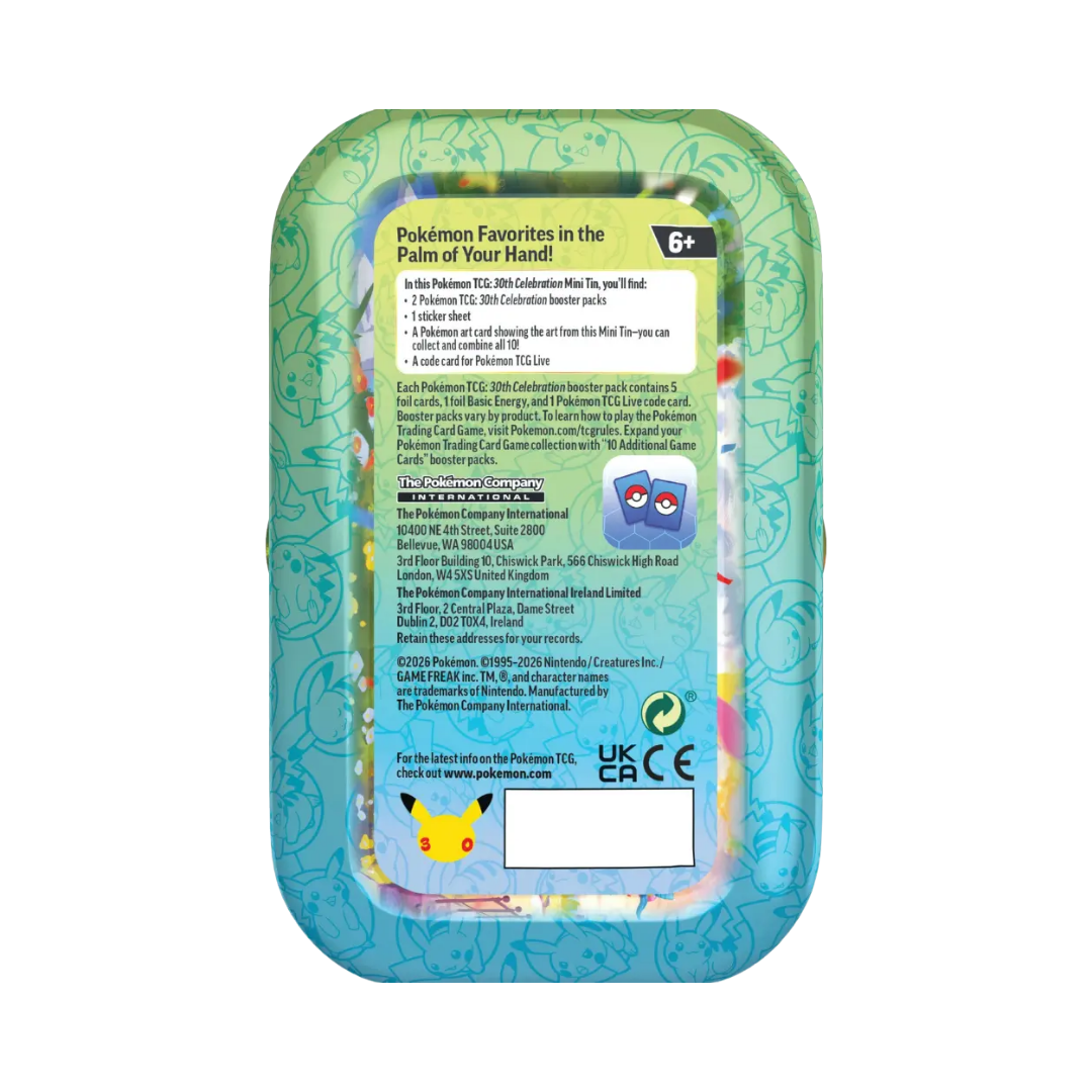 30th Celebration Mini Tin