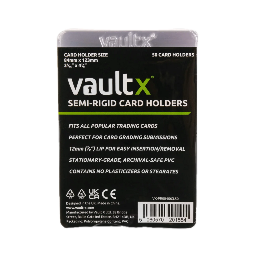 Vault X - Semi-rigid Card Holders 50-pack