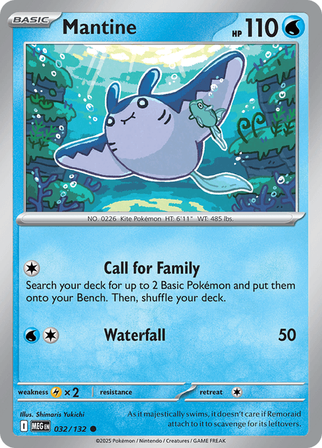 032/132 MEG - Mantine Reverse Holofoil