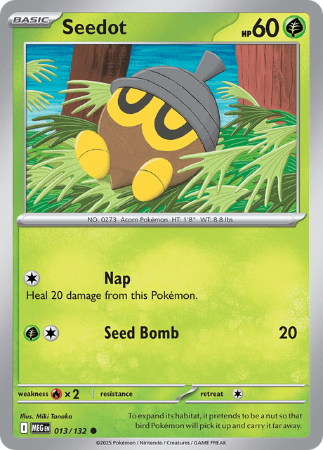 013/132 MEG - Seedot Reverse Holofoil