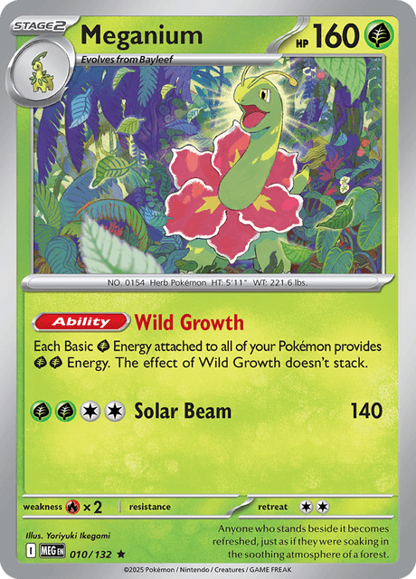 010/132 MEG - Meganium Holofoil
