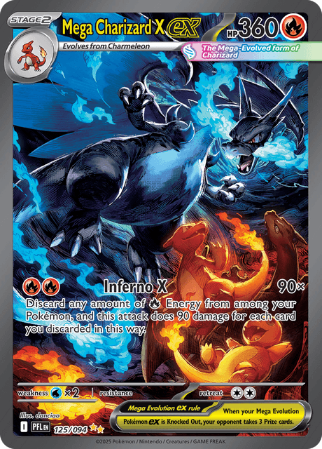 125/094 PFL - Mega Charizard X Ex