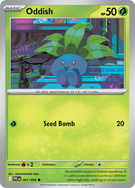 001/094 PFL - Oddish Reverse Holofoil