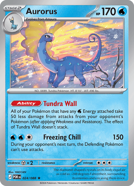 024/088 POR - Aurorus Reverse Holofoil