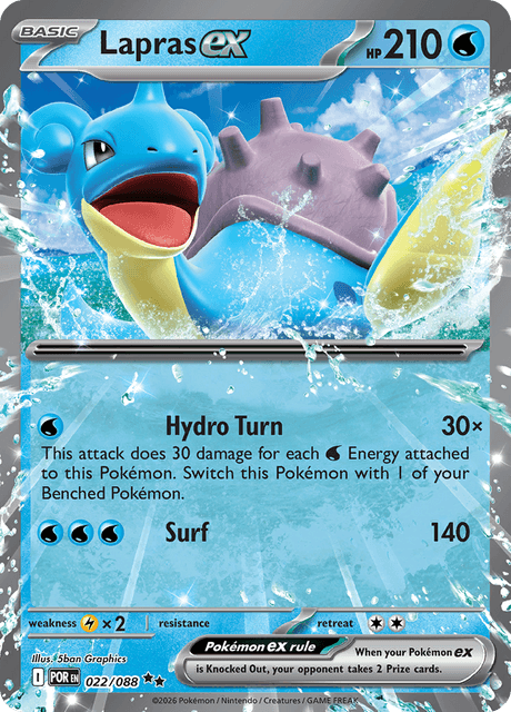 022/088 POR - Lapras Ex