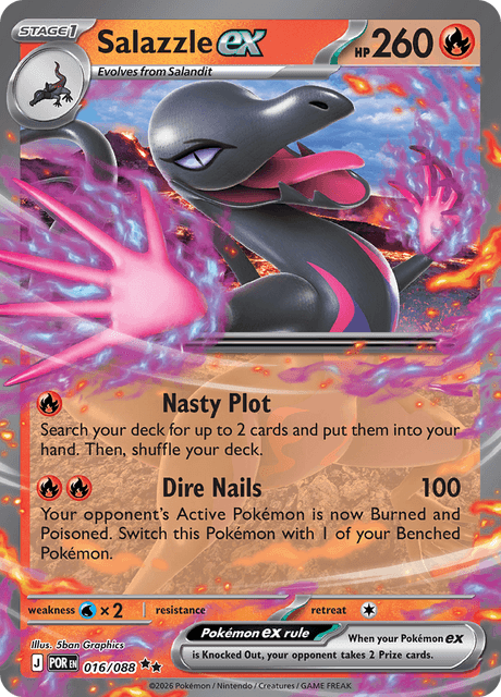 016/088 POR - Salazzle Ex