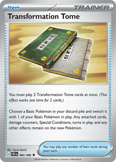 083/086 CRI - Transformation Tome Reverse Holofoil