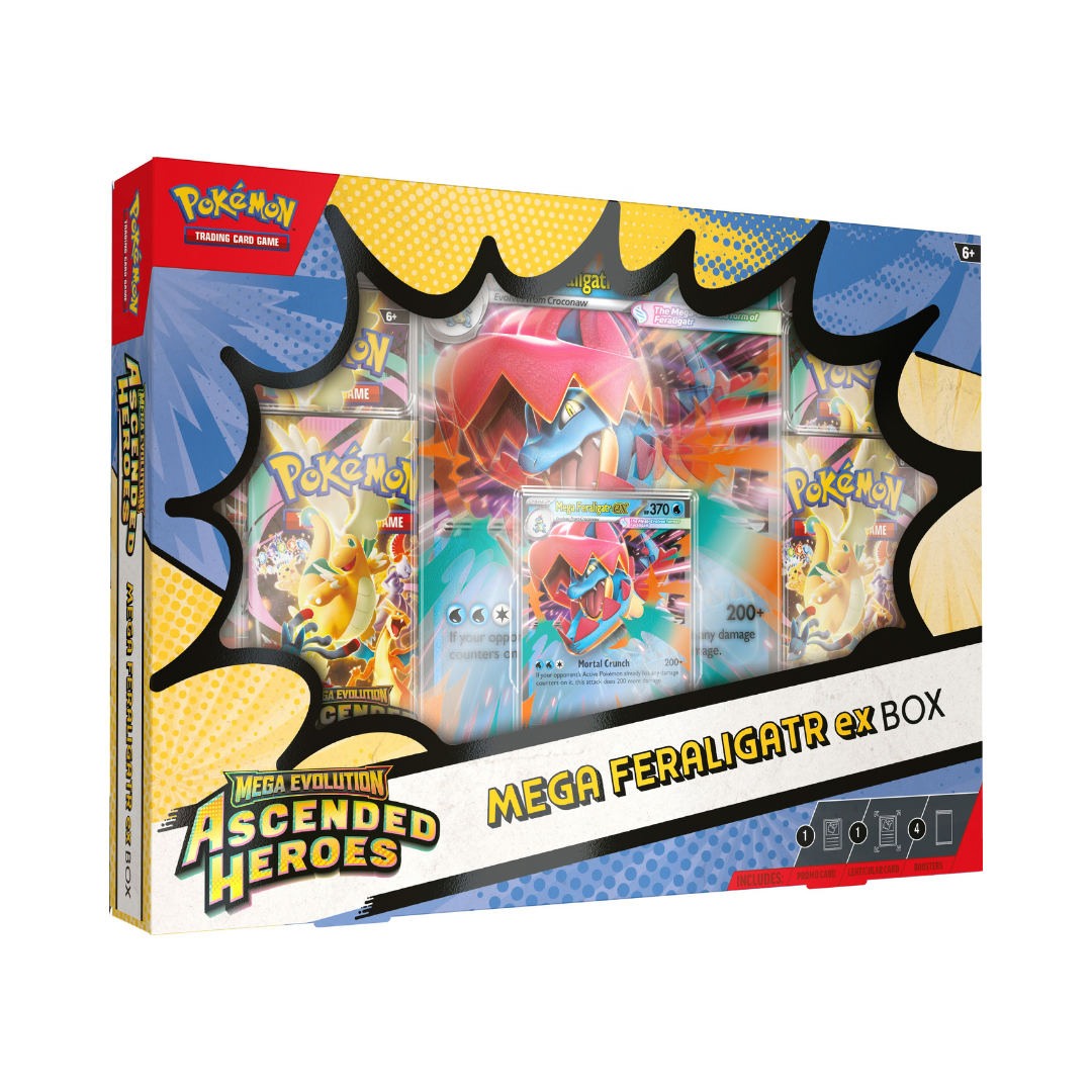 Ascended Heroes Mega Feraligatr ex Box