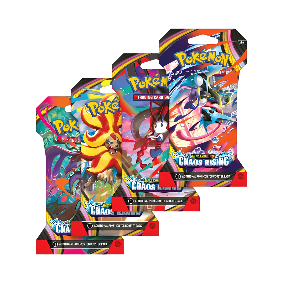 Chaos Rising Sleeved Booster Pack Art Bundle [Set of 4]