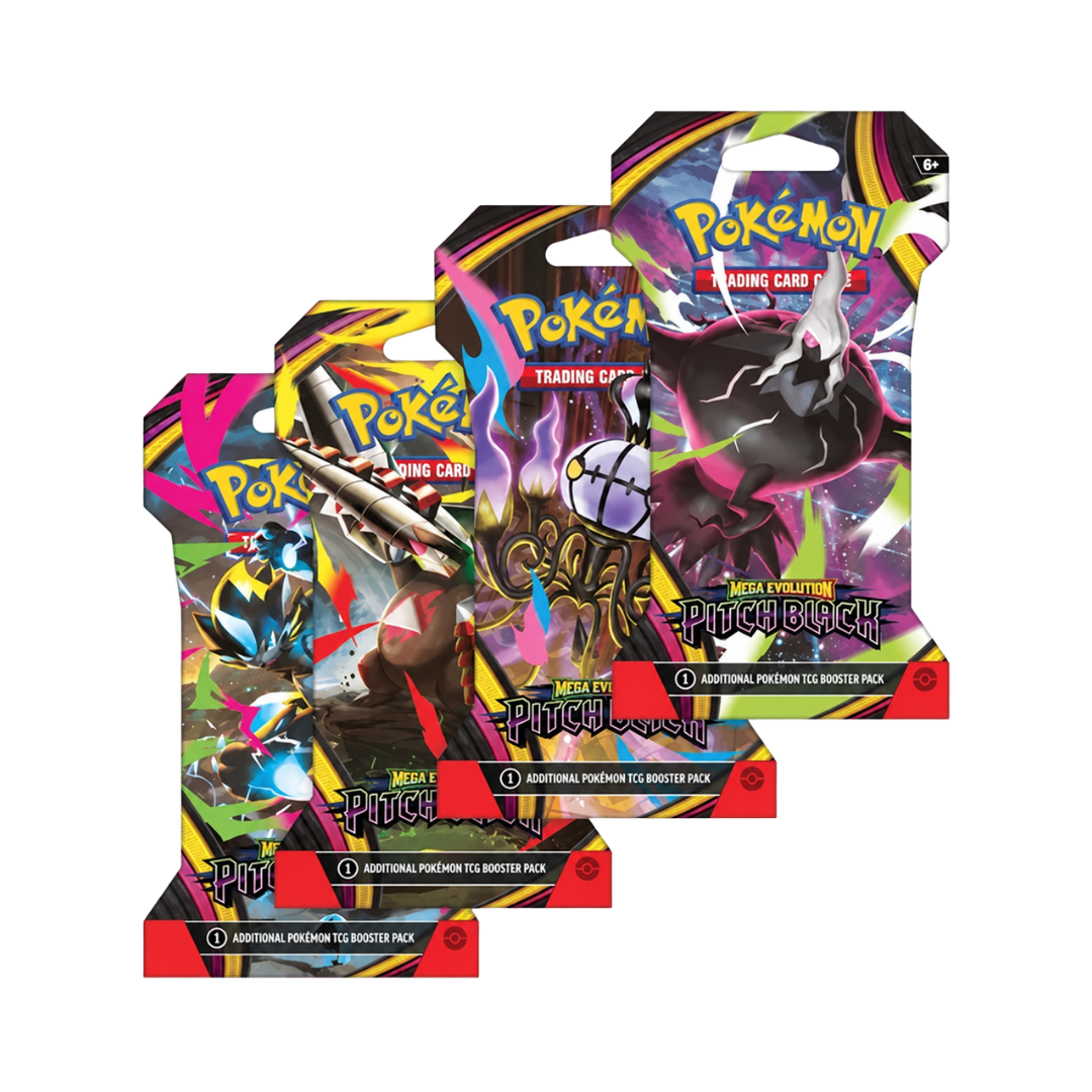 Pitch Black Sleeved Booster Pack Art Bundle [Set of 4]