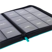 Vault X - Zip Binder 9-pocket Turquoise