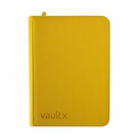 Vault X - Zip Binder 9-pocket Geel