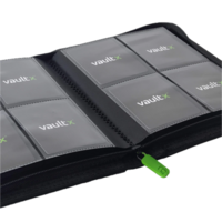 Vault X - Zip Binder 4-pocket Zwart