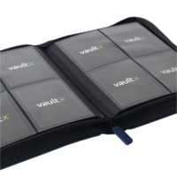 Vault X - Zip Binder 4-pocket Blauw