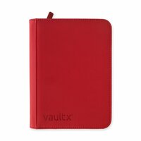 Vault X - Zip Binder 4-pocket Rood