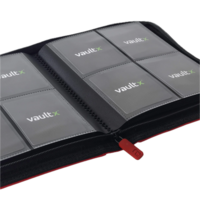 Vault X - Zip Binder 4-pocket Rood