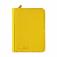 Vault X - Zip Binder 4-pocket Geel