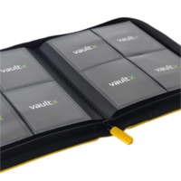 Vault X - Zip Binder 4-pocket Geel