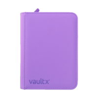 Vault X - Zip Binder Just Purple 4-pocket