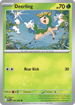 006/086 WHT - Deerling Reverse Holofoil