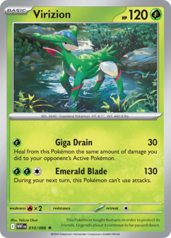 010/086 WHT - Virizion Holofoil