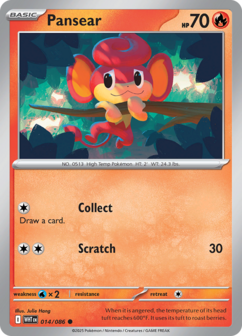 014/086 WHT - Pansear Reverse Holofoil
