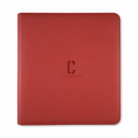 Cardstacks - 12-Pocket Binder Donker Rood