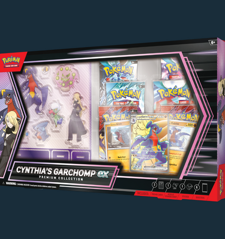 Pokemon - Cynthia&#039;s Garchomp EX Premium Collection