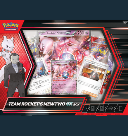 Pokemon - Team Rocket&#039;s Mewtwo EX Box