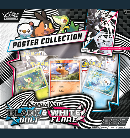 Pokemon - Black Bolt &amp; White Flare Poster Collection (MAX 1 P.P.)